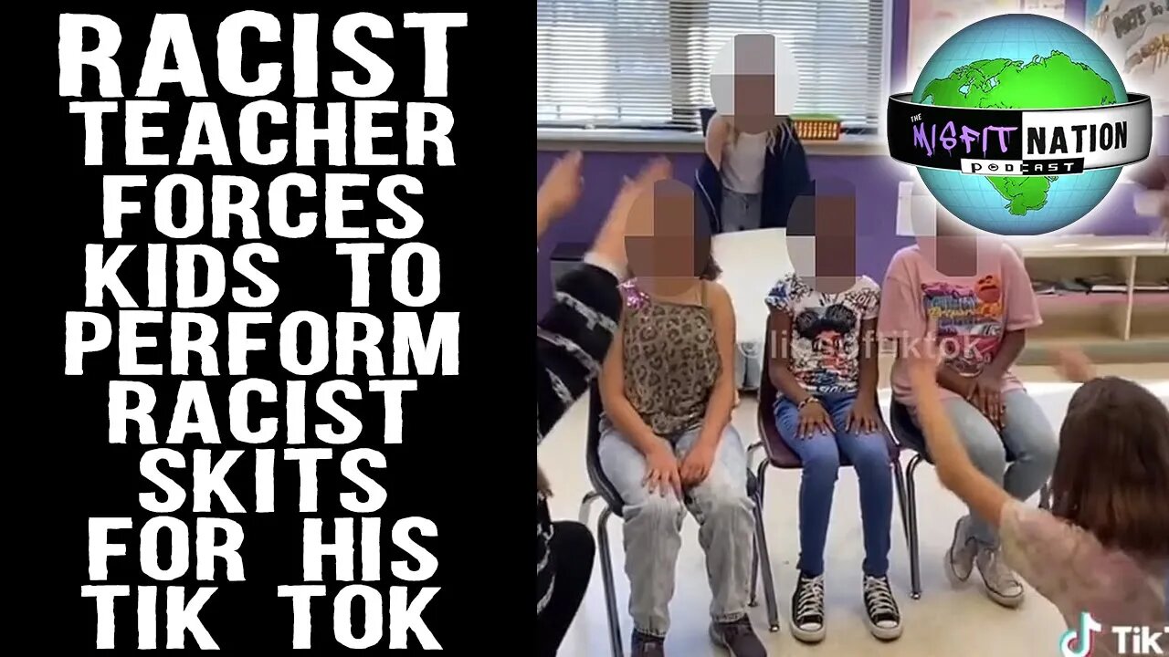 Racist Teacher Forces Students to Perform Racist Skits for His Tik Tok