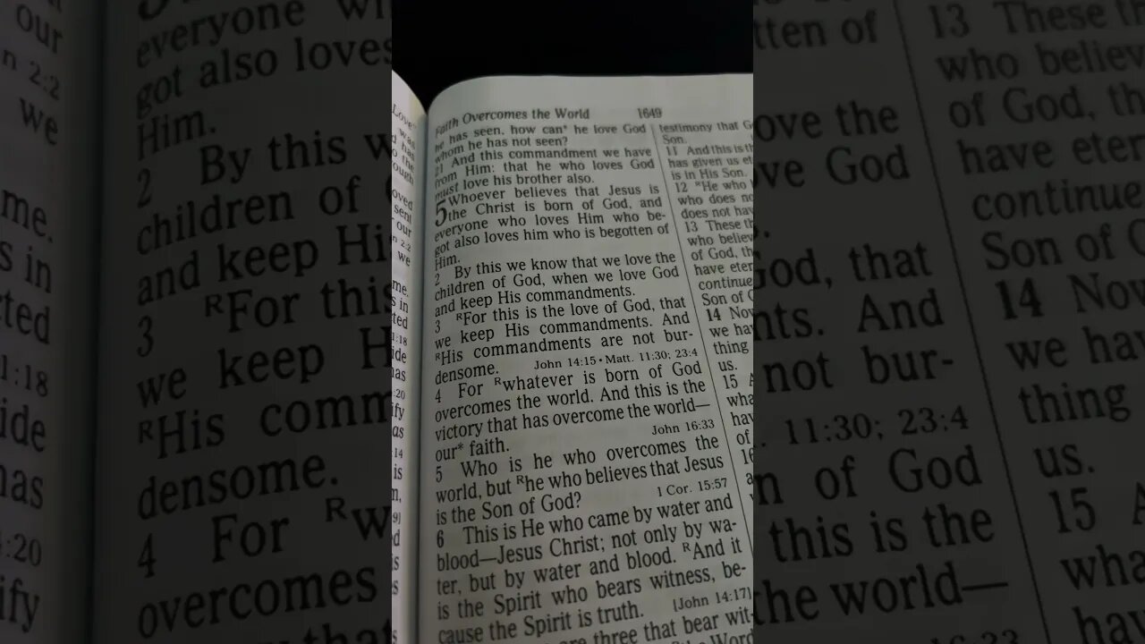 FAITH OVERCOMES THE WORLD