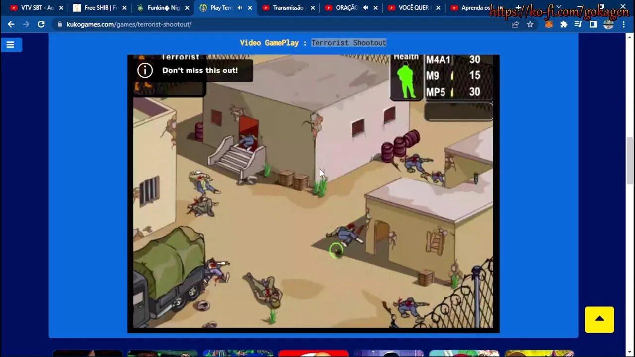 Transmissão ao vivo de Tempo final Terrorist Shootout