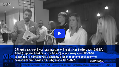 Oběti covid vakcinace v britské televizi GBN