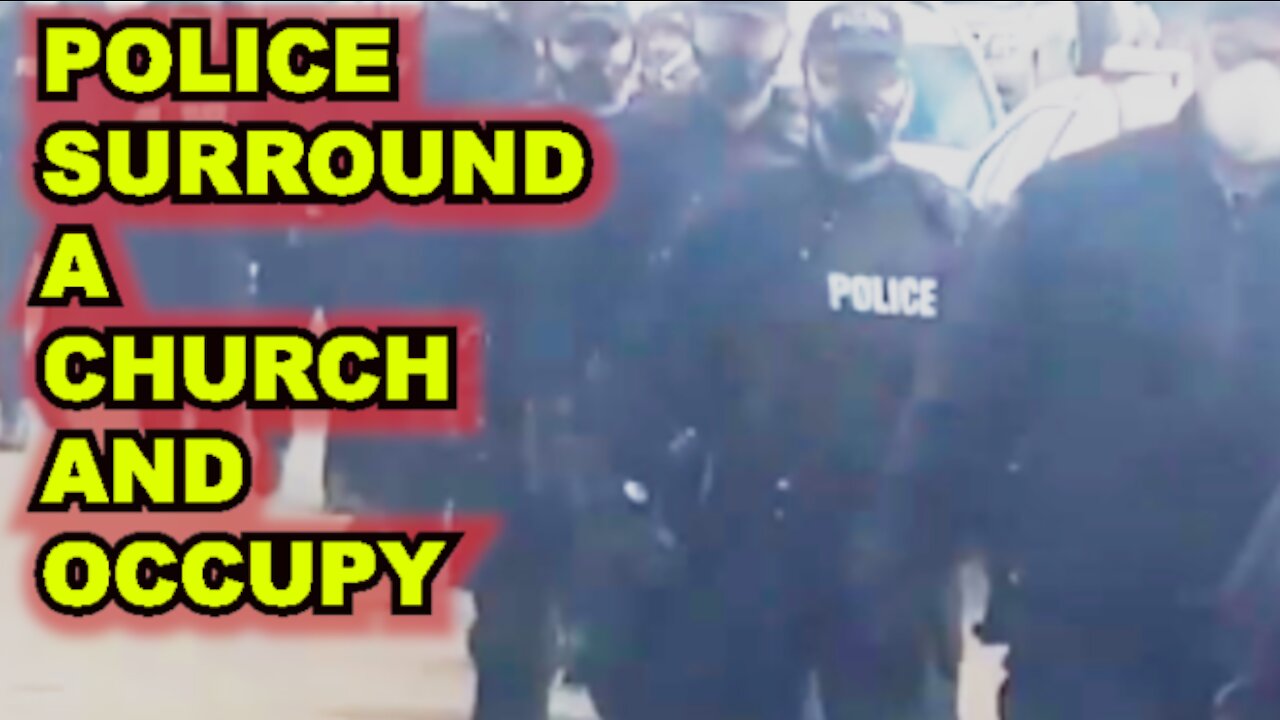 Police SURROUND A CHURCH | What Side Will the USA Police Be On? | Police SURROUND A CHURCH