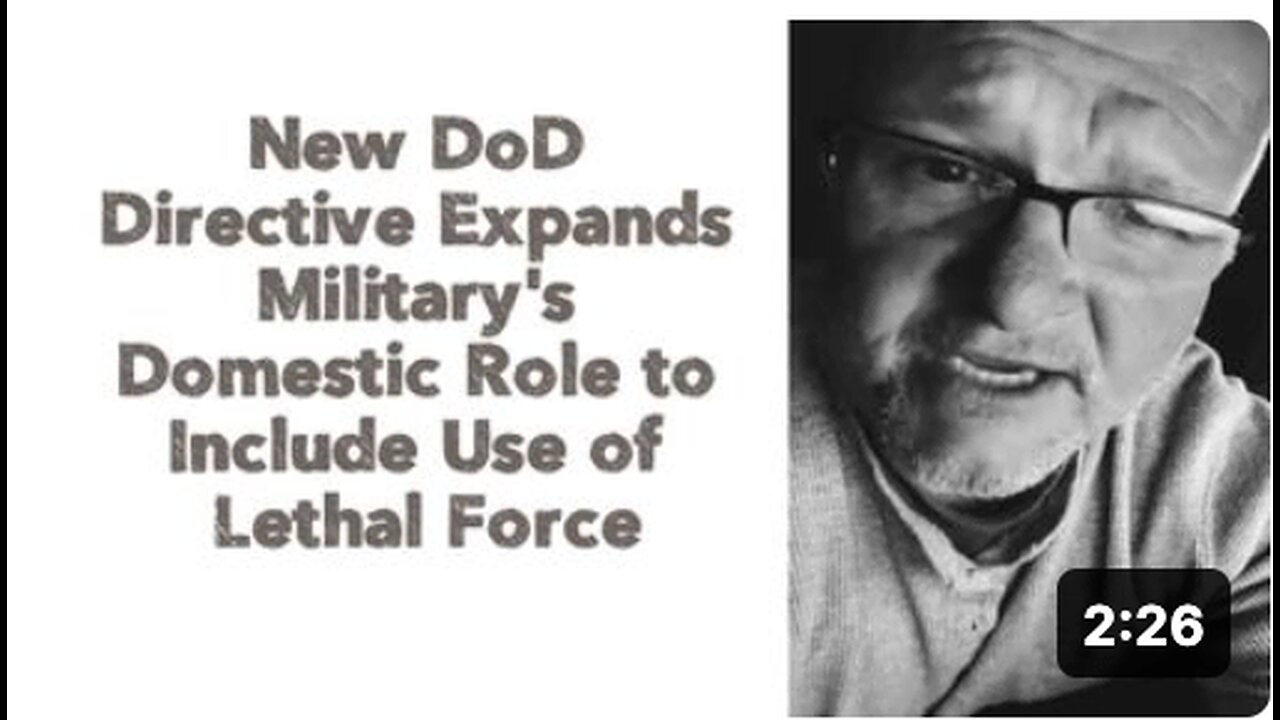 New DoD Directive Expands Military's Domestic Role to Include Use of Lethal Force