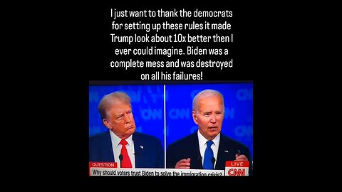 Donald Trump "I don't know what he said at the end and I don't think he does either" 😂😷 Joe Biden