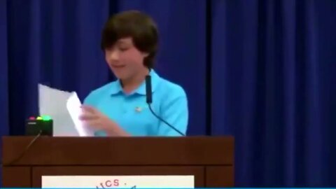 Excellent Student Speech calling out Woke School