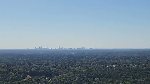 View of Atlanta from atop Stone Mountain