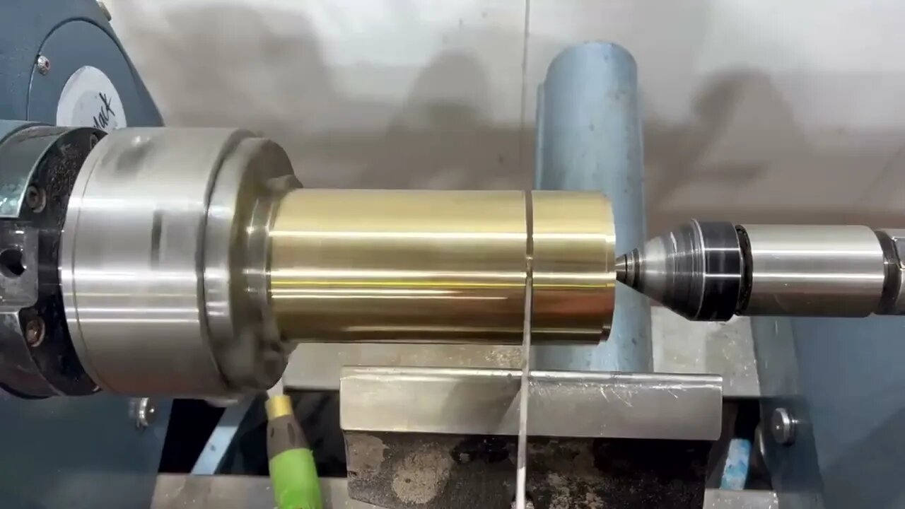 Woodturning - I Turned Solid Brass On A Wood Lathe !!-4