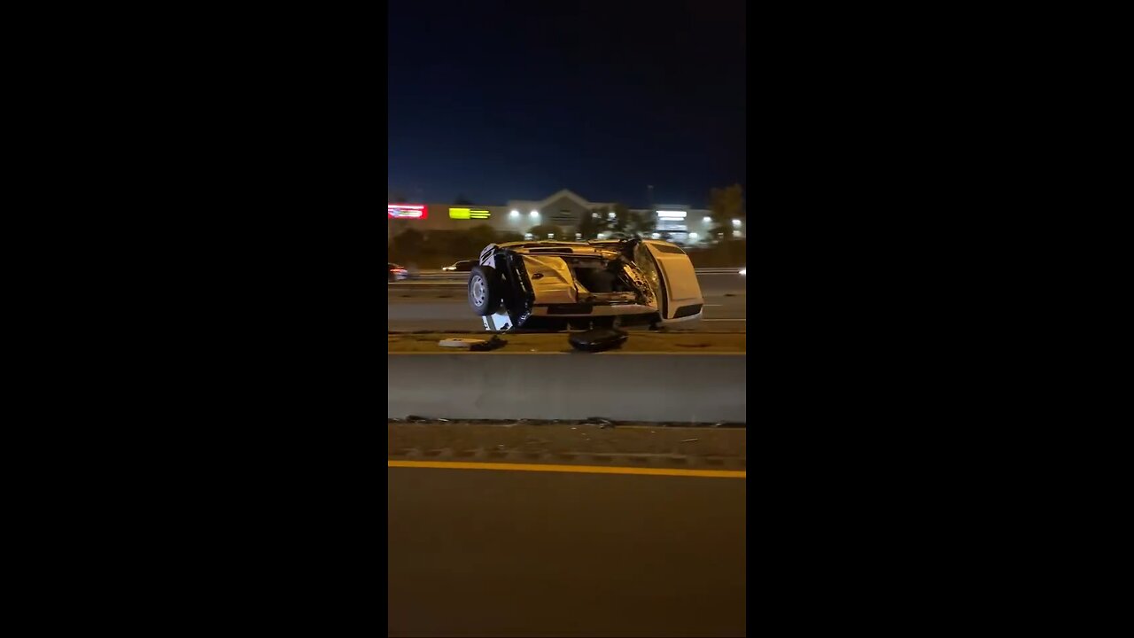 Transport Truck Hits Bridge On Highway 401