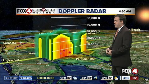 Forecast: Isolated AM rain along the coast and PM inland storms