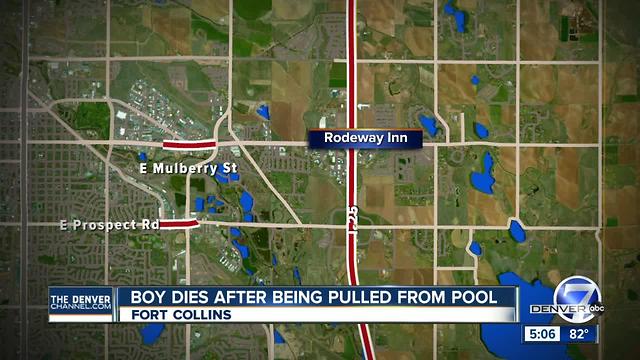 4-year-old boy dies days after drowning in Fort Collins motel pool