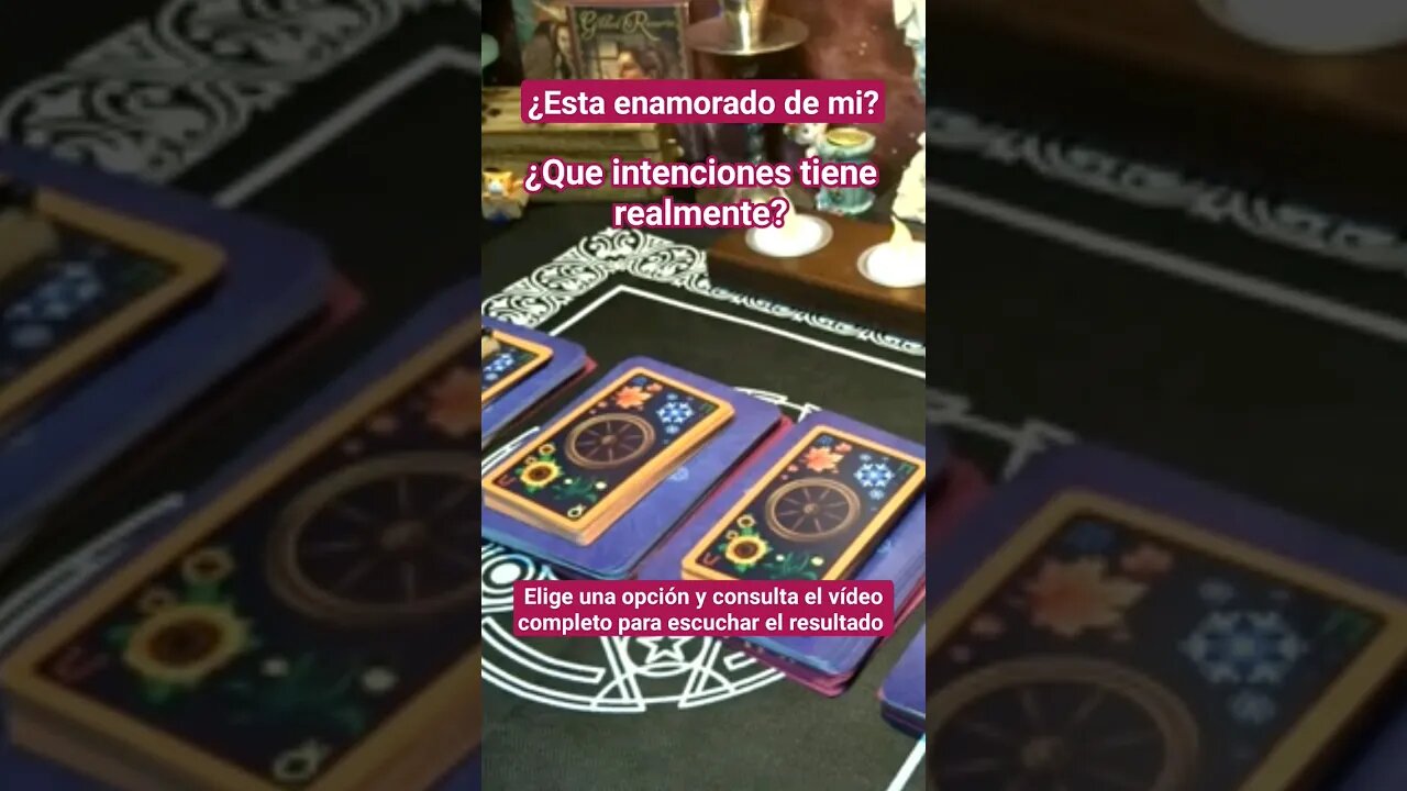 💘¿Está enamorado de mi? ¿Que intenciones tiene realmente?🔮TAROT INTERACTIVO de AMOR (Gratis) 😺Short