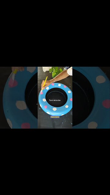 Aprenda a fazer decoração de jardim com pneus velhos. ❤️♻️🌷 #shorts