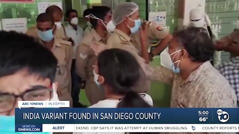 San Diego County records first India variant COVID-19 case