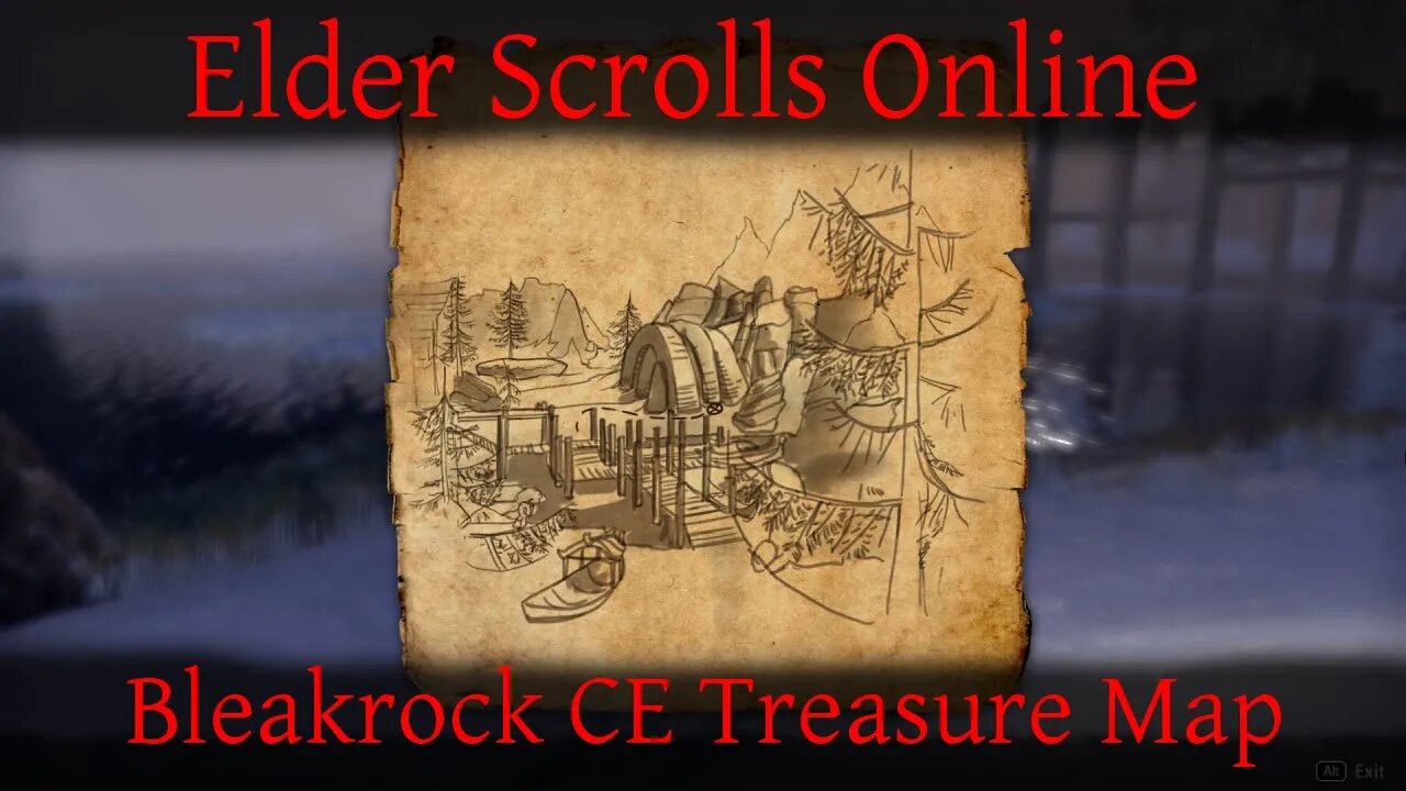 Bleakrock CE Treasure Map [Elder Scrolls Online] ESO