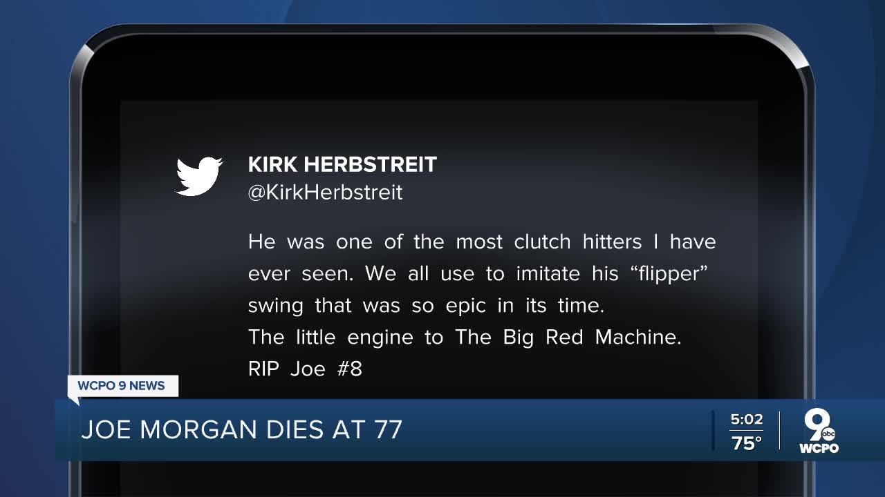 Cincinnatians mourn the death of baseball great Joe Morgan