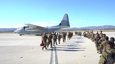 1st MLG Marines and Sailors deploy to Texas to support COVID Community Vaccination Center