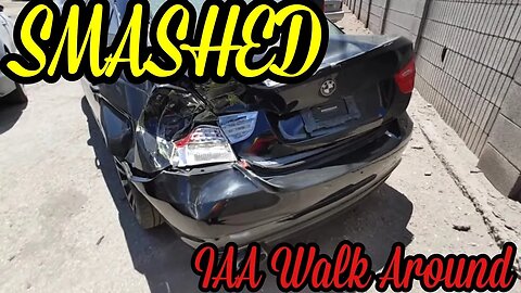 IAA Walk Around, Smashed BMW, Mercedes, Saturn Pre Auction VLOG