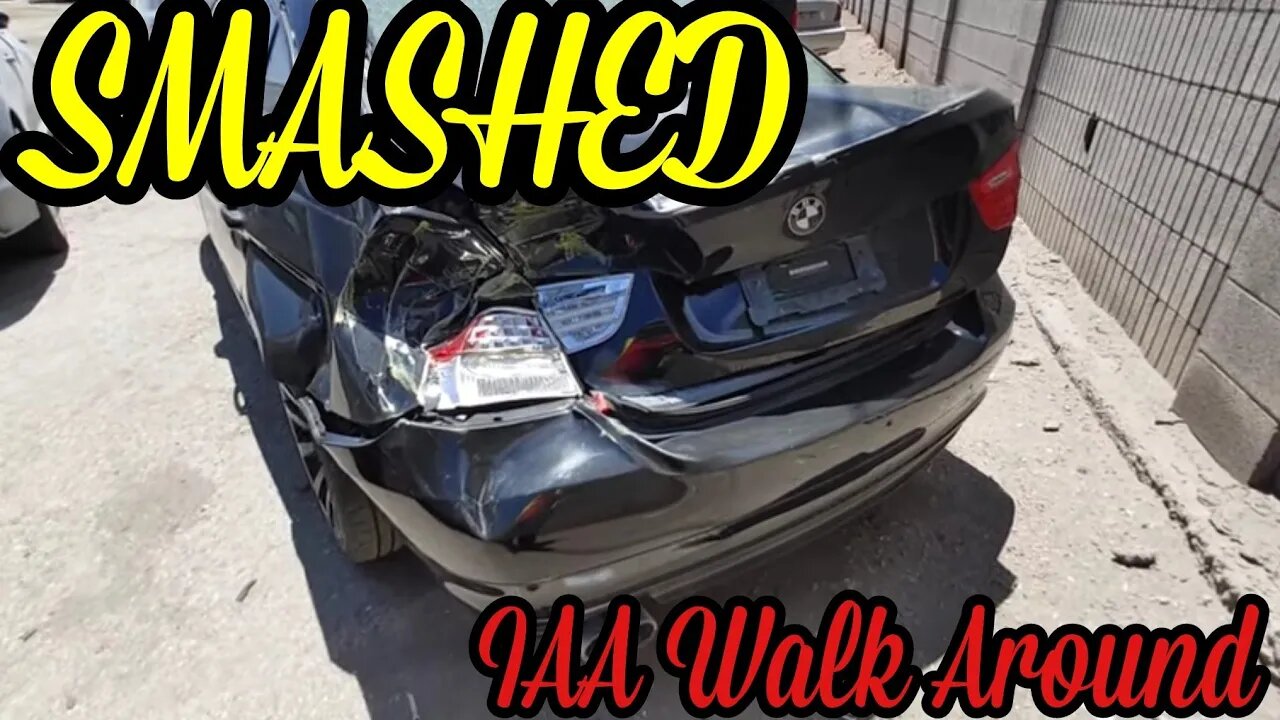 IAA Walk Around, Smashed BMW, Mercedes, Saturn Pre Auction VLOG