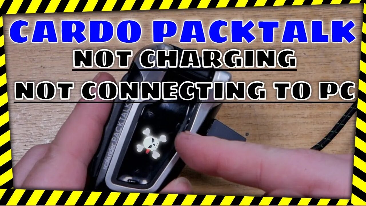 Cardo PackTalk Won't Charge Or Connect To The PC