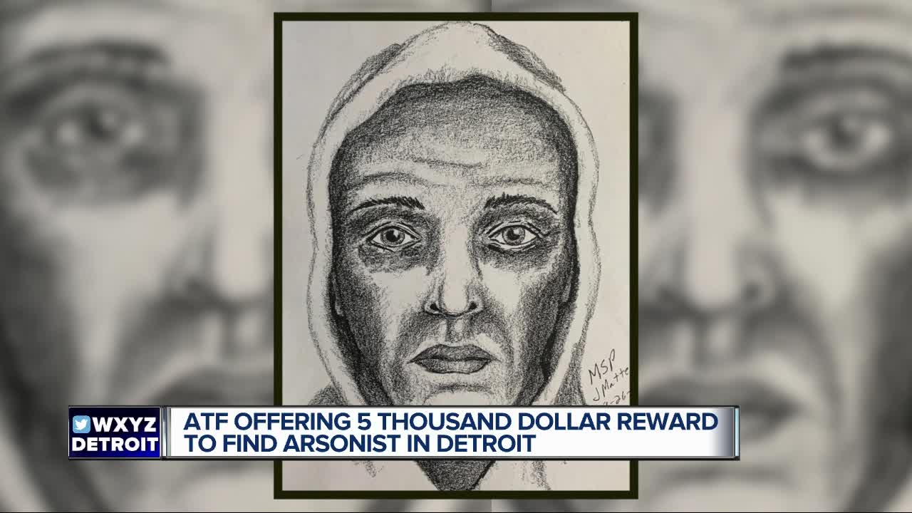 Suspect wanted for arson at Detroit mosque, up to $5,000 reward for information