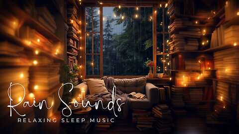 "A soothing and relaxing rain sound for reading a book in a calm and homely environment."