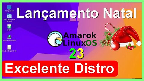 Lançamento Amarok Linux MATE Debian. Distro Brasileira muito leve, estável, rápida e muito bonita.