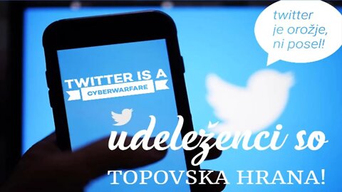 RAZKRITO GLOBALNO CYBER OROŽJE - Twitter je kibernetski tank, njegovi uporabniki pa topovska hrana