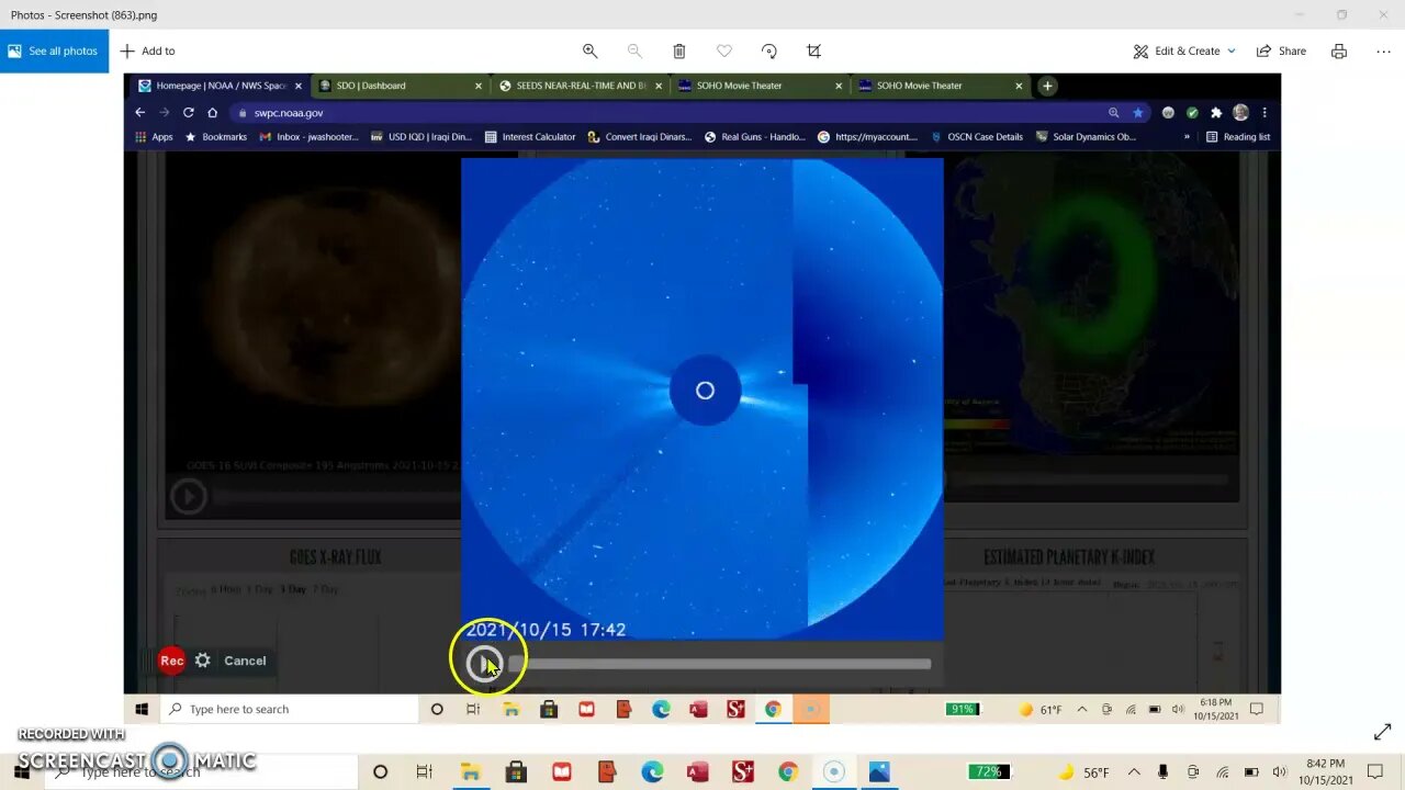 UFO'S ON SATELLITES