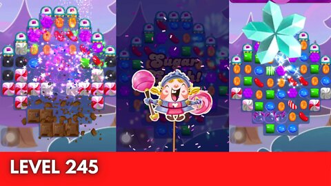 Candy Crush Saga nivel (245) Gameplay