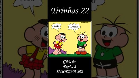 Tirinhas da Turma da Mônica nº 22 | Gibis do Rapha 2 #shorts