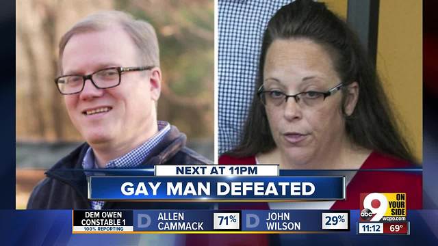 Gay Kentucky man loses bid to challenge GOP clerk Kim Davis