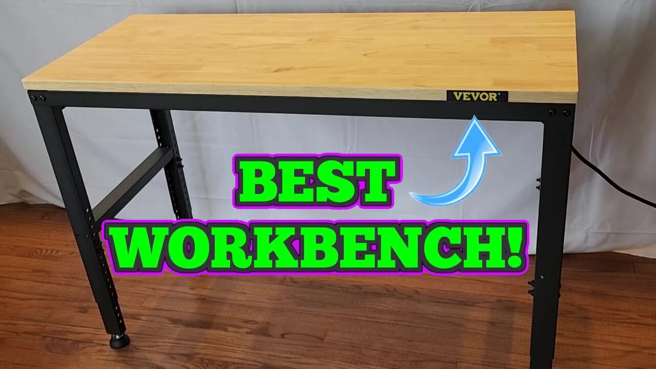 This VEVOR Wood Top Workbench Is Top Notch!