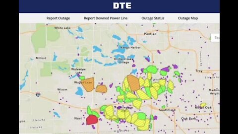 Metro Detroit power problems