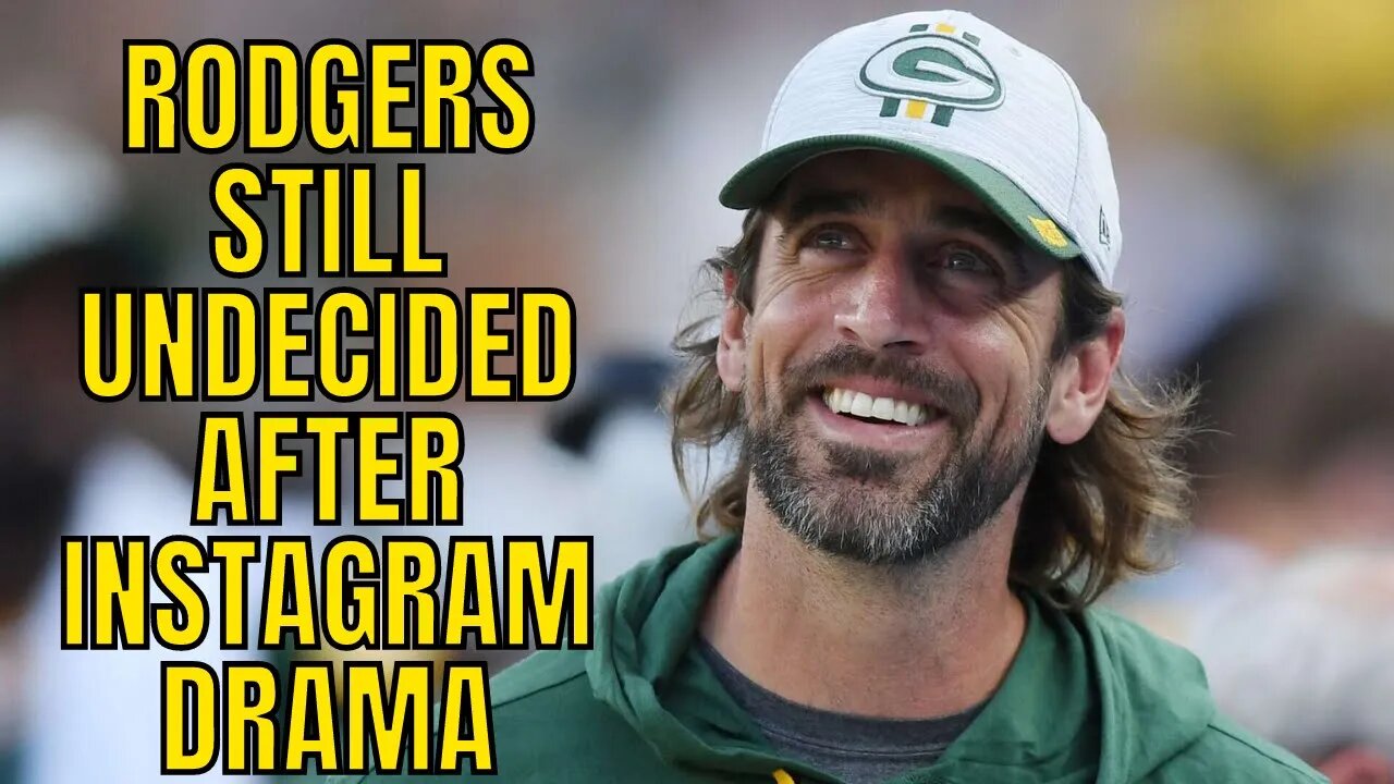 Aaron Rodgers Tells Pat McAfee He Has NOT Decided Anything After Strange Instagram Post