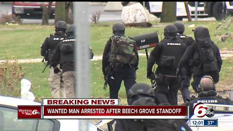 Man in custody after Beech Grove standoff