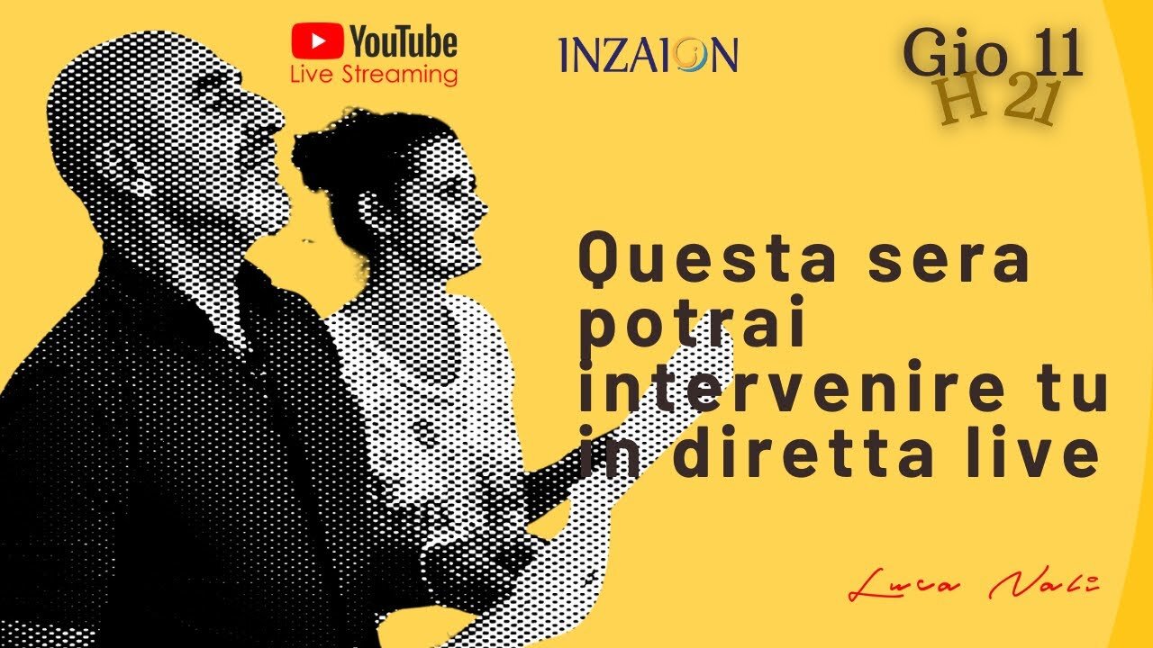 QUESTA SERA POTRAI INTERVENIRE TU IN DIRETTA LIVE - Luca Nali
