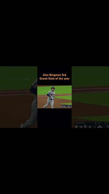 Alex Bergman 3rd Grand Slam of the season! #grandslam #alexbregman #mlb #shorts