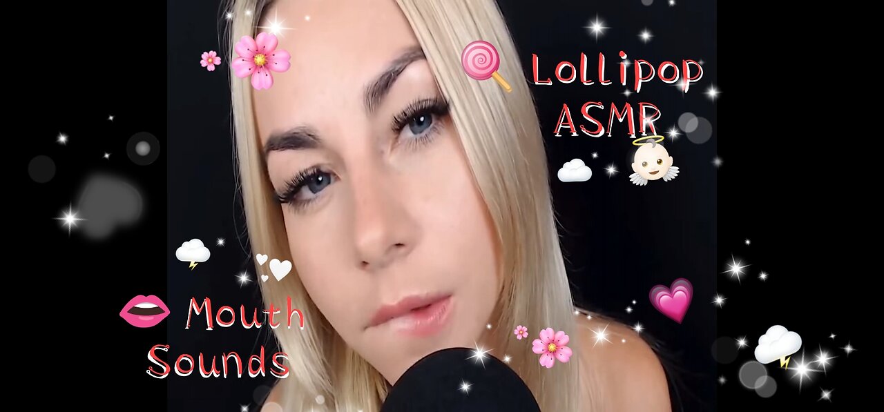 🍭 Lollipop Licking ASMR | Satisfying 👄 Mouth Sounds 💦 | ASMR