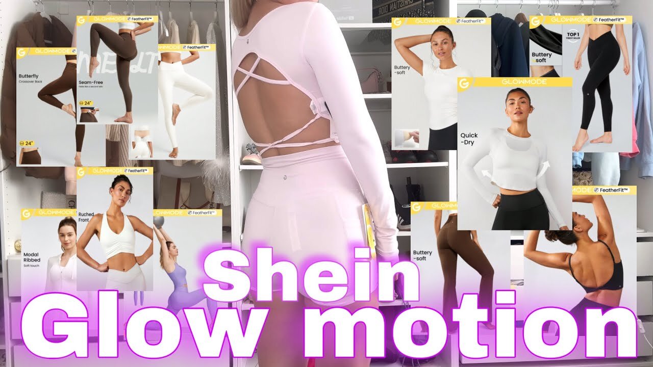 Shein activewear haul | glowmotion haul