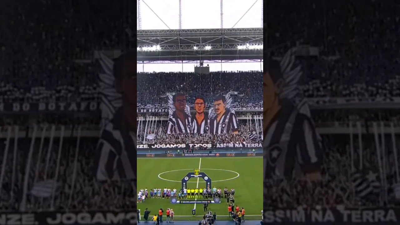 🔥😱NOSSA! QUE ATMOSFERA FEZ A TORCIDA DO BOTAFOGO NO NILTON SANTOS. #botafogo #brasileirão