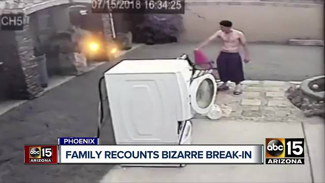 West Phoenix family concerned over bizarre break-in