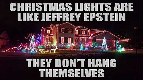 Christmas Lights and Jeffrey Epstein