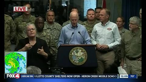 Gov. Scott media briefing noon Sunday