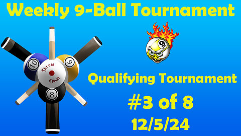 Weekly 9-Ball Tournament