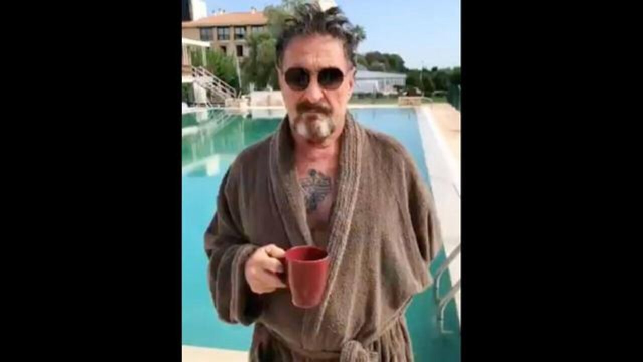 McAfee is ALIVE - Premier published today