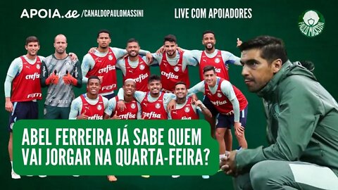 PALMEIRAS SEGUE TRABALHANDO PARA MAIS UMA DECISÃO. ABEL JÁ SABE QUEM VAI JOGAR? #PALMEIRAS