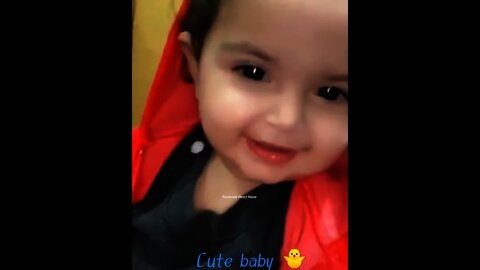 Cute baby video 😍 #cute #baby #funny #shorts