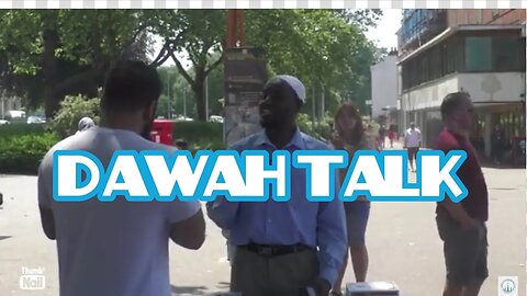 Dawah talk at Stall in Coventry City Centre. Bro Abdullaahi