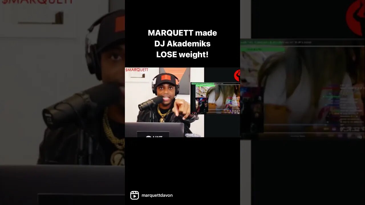 Marquett Made DJ Akademiks LOSE Weight 😂 #foundationalblackamericans #roast #chrisrock