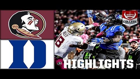 Florida State Seminoles vs. Duke Blue Devils | Full Game Highlights | ESPN College Football