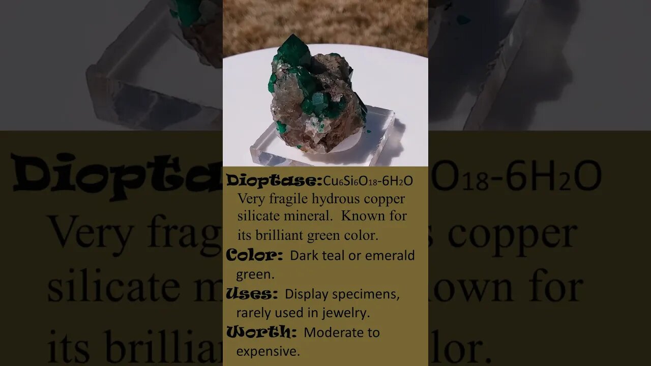 Dioptase Crystals